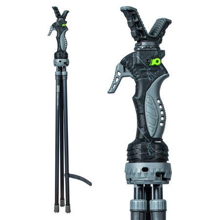 Bushnell Trigger Stick Gen 3 24-62" Tall Tripod Shooting Stick, Onyx Black