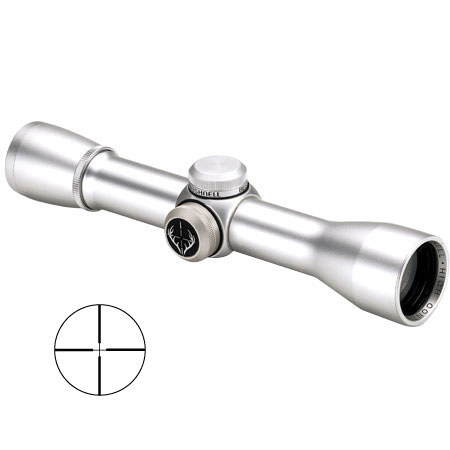 Bushnell 2x32mm Trophy Series Scope for Handguns, Silver Finish with Multi-X Reticle.