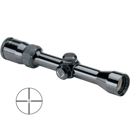 Bushnell 1.75 - 5 x 32mm Trophy Series Scope for Shotguns & Muzzleloaders, Gloss Black Finish with Multi-X Reticle.