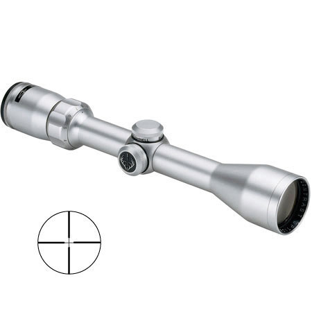 Bushnell 3 - 9x40mm Trophy Series Riflescope, Silver Finish with Multi-X Reticle.