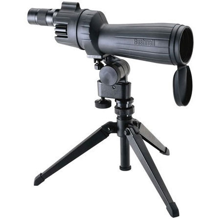 Bushnell Spacemaster 60mm Spotting Scope Kit with 15-45x Zoom Eyepiece, Table Top Tripod and Backpack Carry Case