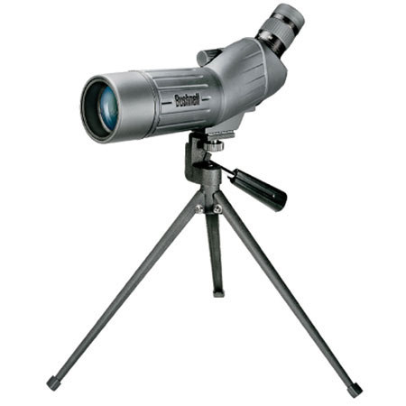 Bushnell Sentry 50mm Compact, Lightweight 45-Degree Waterproof Spotting Scope with 18 - 36x Zoom Eyepiece, Tripod & Case.