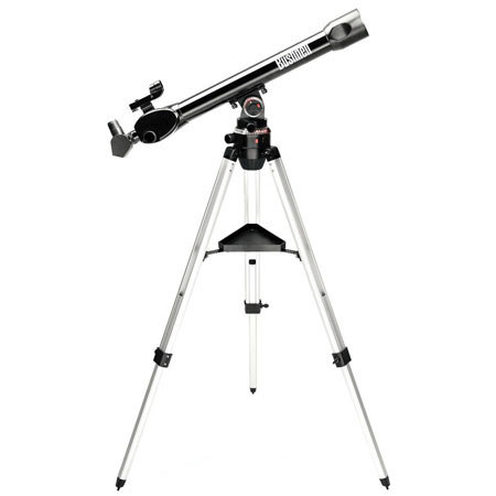 Bushnell Voyager Sky Tour 60mm Refractor Telescope, with LED Red Dot Finderscope, Illuminated Smart Mount, Talking Handset, 2 Eyepieces