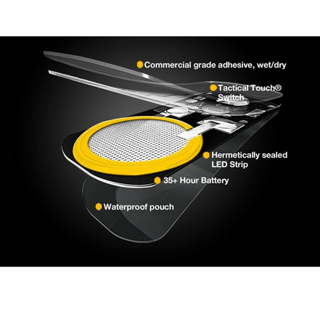 Brite Strike Brite-Strike APALS All Purpose Adhesive Light Strip, 10 Pack, Amber