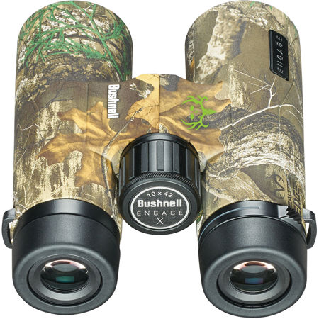 Bushnell 10x42 Engage X Waterproof Roof Prism Binocular, 5.8 Degree AoV, Camo