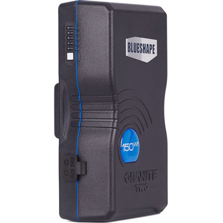 BlueShape GRANITE TWO 150Wh 10.0Ah 14.8V Lithium-Ion Gold Mount Battery with GRANITE Link for 3-Stud Chargers