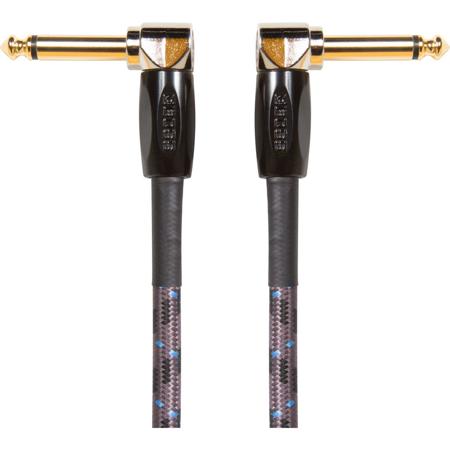 BOSS 1' / 30cm Instrument Cable, Angled/Angled 1/4" Jack