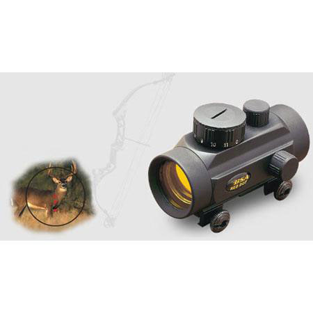 BSA Optics 1x30mm Archery Series Scope, Matte Black