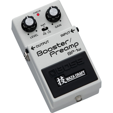 Boss BP-1W Analog WAZA Booster/Preamp Pedal, Gray