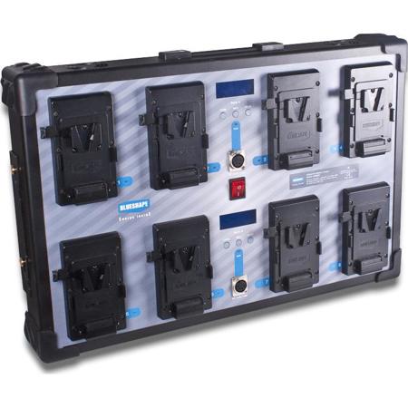 BlueShape 8 Channel Fully Simultaneous Wall-Mount Charger & Monitoring Utility