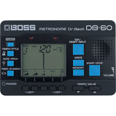 BOSS Dr. Beat Metronome with Rhythm Patterns & Timer