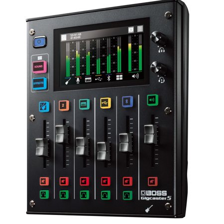 ◆BOSS◆Gigcaster 5◆ギター＆ボーカルエフェクター搭載◆ミキサー◆ BOSSGIGCASTER 5 《高音質ストリーミング・5CHミキサー》【WEB