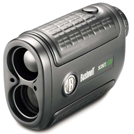 Bushnell 5 x 24 Scout 1000, Weather Resistant Laser Rangefinder, Range; 5 to 1000 Yards, Black