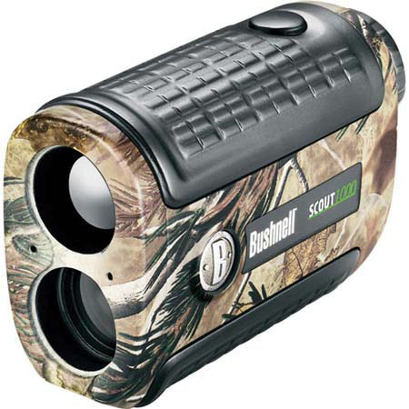 Bushnell 5 x 24 Scout 1000, Weather Resistant Laser Rangefinder, Range; 5 to 1000 Yards, Realtree AP HD Camouflage