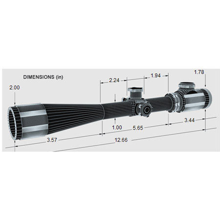 BSA Optics Majestic DX 4-16x44mm Rifle Scope