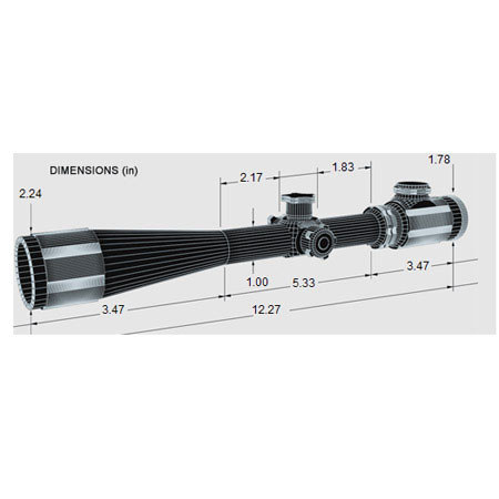BSA Optics Majestic DX 3.5-10x50mm Rifle Scope, Fully Multi-Coated