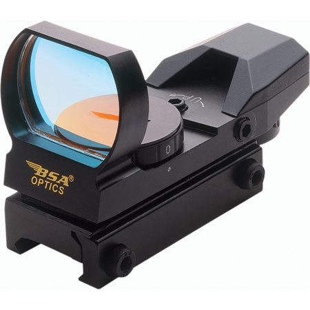 BSA Optics Panoramic Multi-Reticle Red Dot Sight