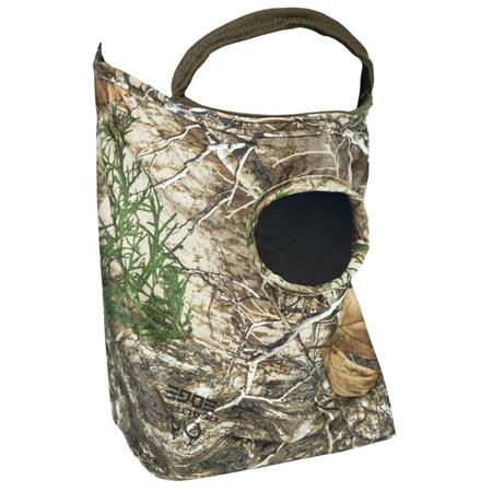 Bushnell Stretch Fit 1/2 Face Mask Balaclava, Realtree Edge Camo