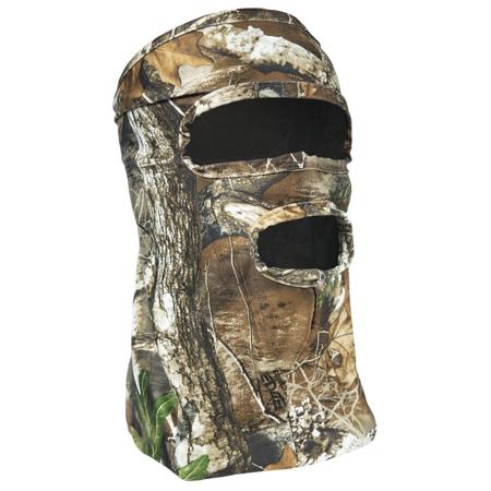 Bushnell Stretch Fit 3/4 Face Mask Balaclava, Realtree Edge Camo