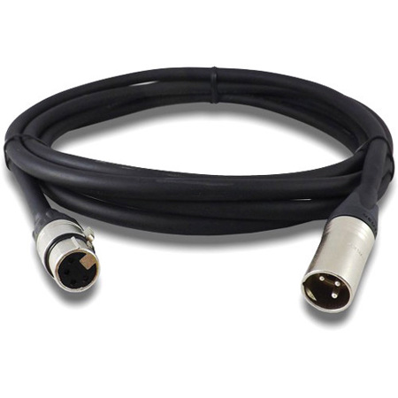 BlueShape PWC34 9.8' Aux 3-Pin XLR Male to 4-Pin XLR Female Power Cable