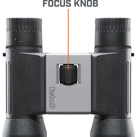 Bushnell 16x32 PowerView 2 Roof Prism Binocular with 3.4 Degree AoV, Black