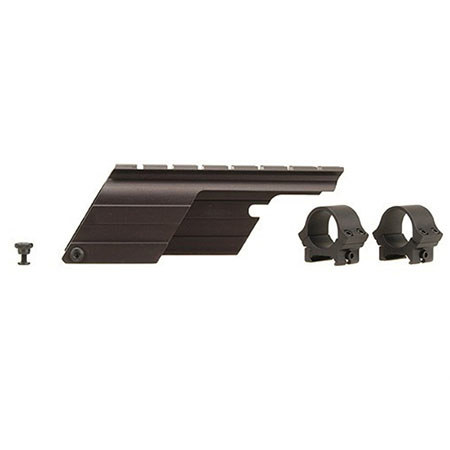 B-Square Saddle Mount with 1" Rings for Mossberg 500 12 Gauge/Maverick 88 Gun