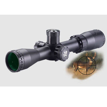 BSA Optics 2-7x32mm Sweet 22 Riflescope, Standard Ret, Side Parallax, 1" Tube