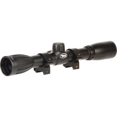 BSA Optics 4x32mm Rim Fire Riflescope, Standard Reticle, 1" Tube Diameter
