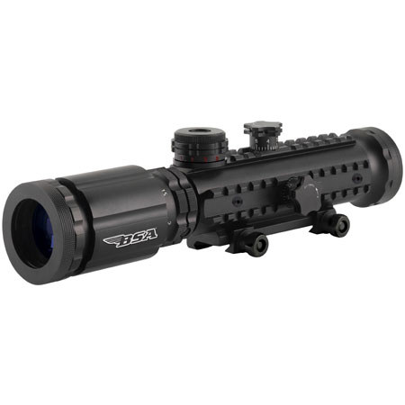 BSA Optics STSRD3X 3x30mm Stealth Tactical Scope