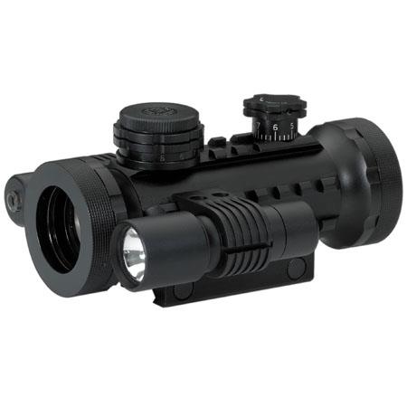 BSA Optics 1x30mm Stealth Tactical Scope, Red, Green or Blue Dot 
