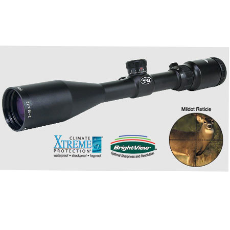 BSA Optics 3-16x44mm Tactical Weapon Rifle Scope