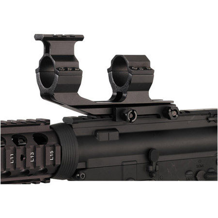 BSA Optics Tactical Weapon AR1PRM One Piece Picatinny Rail Mount with 30mm Rings