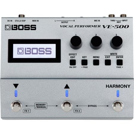 Boss VE-500 Compact Vocal Performer with Built-In Phrase Looper