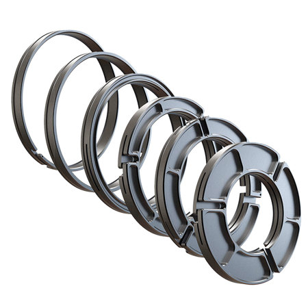 Bright Tangerine 114-95mm Clamp on Ring for Misfit Matte Box