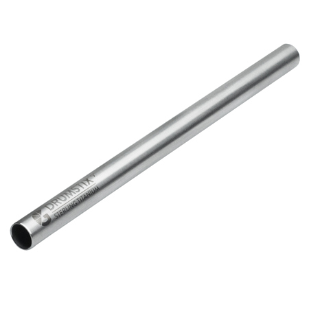 Bright Tangerine 9" Drumstix 15mm Sterling Titanium Support Rods, Pair
