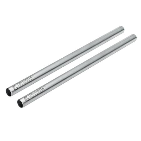 Bright Tangerine 12" Drumstix 15mm Sterling Titanium Support Rods, Pair