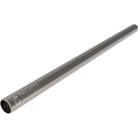 Bright Tangerine 12" Drumstix 15mm Sterling Titanium Support Rod