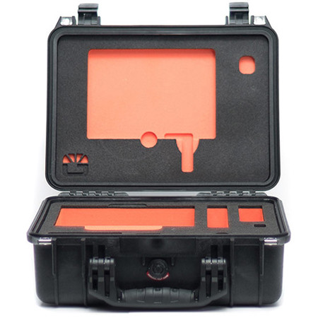 Bright Tangerine Pelican 1450 Case with Foam for Misfit Atom Matte Box