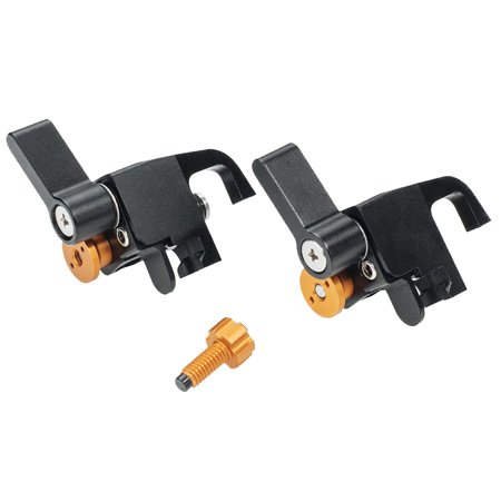 Bright Tangerine Soft/Hard Stop for Revolvr and Revolvr Atom Handwheels, 2 Pack