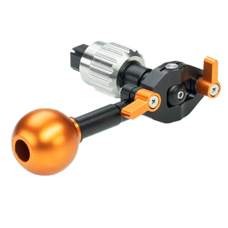 Bright Tangerine 4D Speed Crank with Zero Backlash Coupling