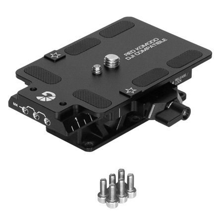 Bright Tangerine RED KOMODO DJI Riser Kit for 15mm Baseplate
