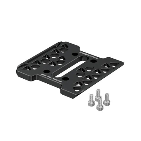 Bright Tangerine Universal BUD Riser for LeftField 3 15mm LWS QR Baseplate
