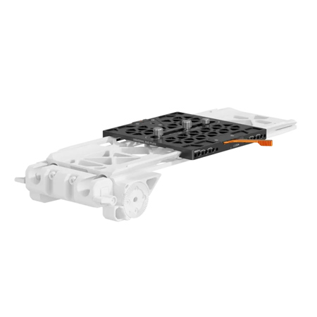 Bright Tangerine Universal BUD Plate, Black