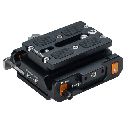Bright Tangerine Canon C500 Mk II/C200/C700 Left Field QR Baseplate
