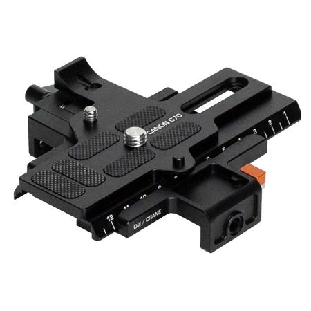Bright Tangerine Canon C70 DJI Riser Kit for 15mm LWS Baseplate