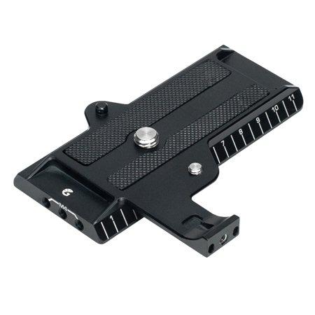 Bright Tangerine DJI Dovetail Plate for Canon C70 Camera