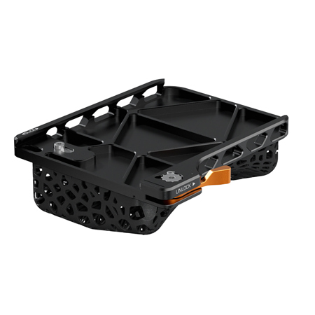 Bright Tangerine KASBAH Atman Shoulder Rig Narrow One-Axis Pad