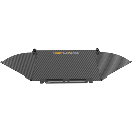 Bright Tangerine Carbon Fiber Top Flag for Misfit Kick and 360 Mk II Matte Boxes