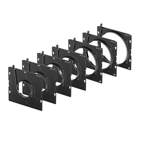 Bright Tangerine 80mm 6x6" Frame Safe Clamp Adapter for Misfit Six Matte Box