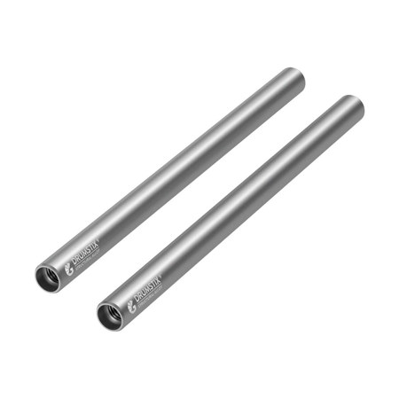 Bright Tangerine Drumstix 15mm Structural Alloy Threaded Rod, 9", Pair